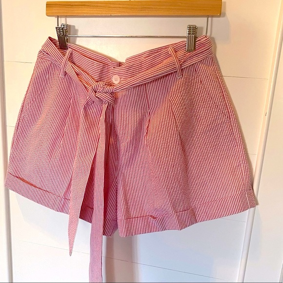 Lauren James Pants - Lauren James Bow Seersucker Shorts